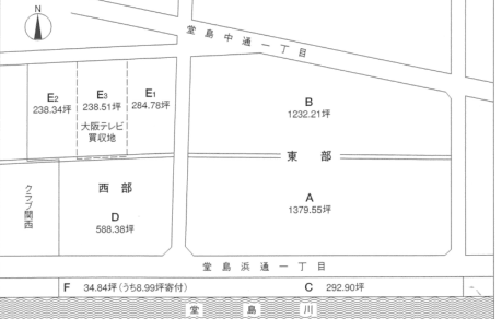 土地買収計画図（1951年頃）