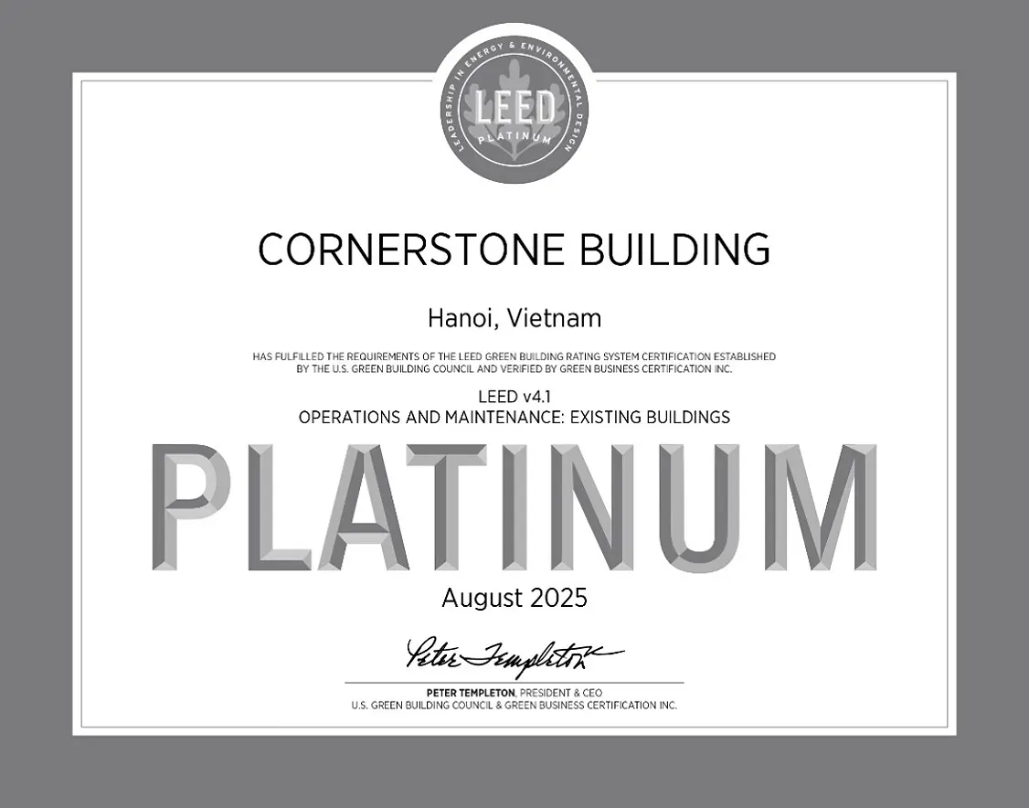 LEED Operations & Maintenance Certification