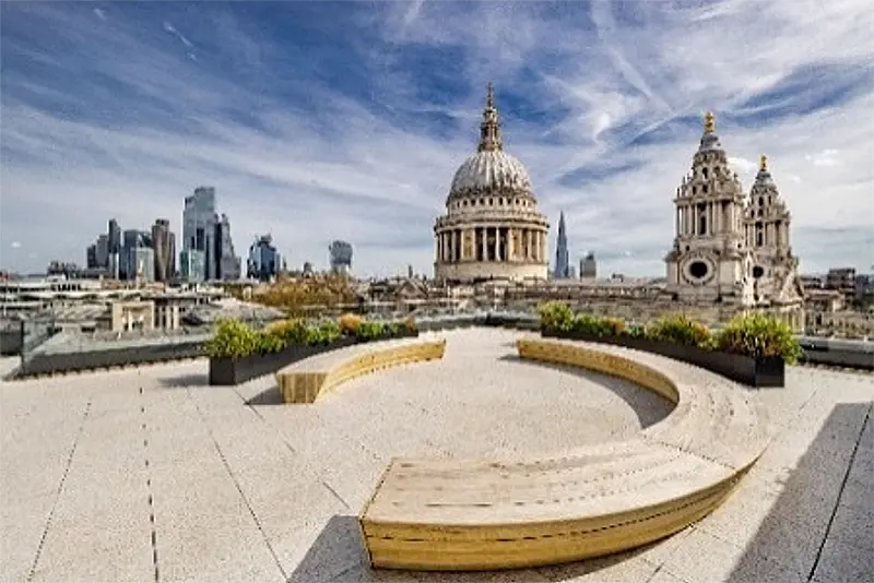View of the Cathedral from the rooftop